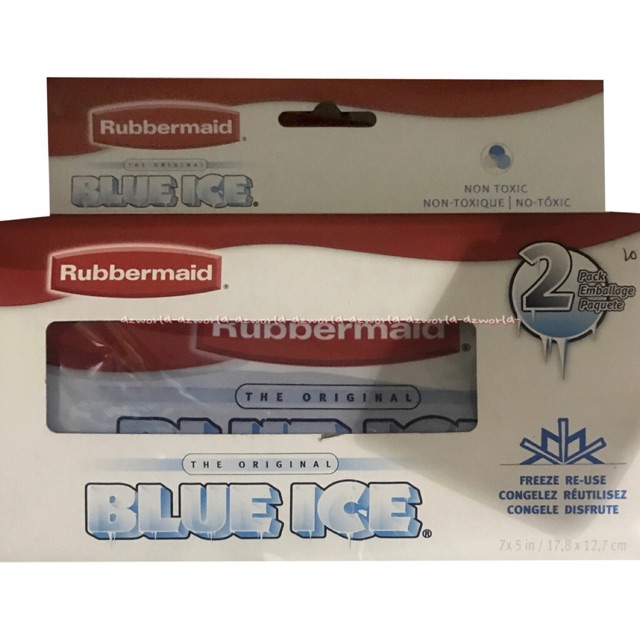 Rubbermaid Blue Ice Es Awet Pengganti Es Plastik Ruber Maid