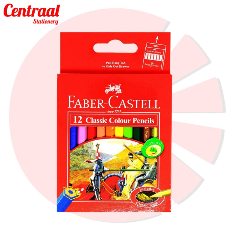 

Pensil Warna Faber Castell 12C Pendek