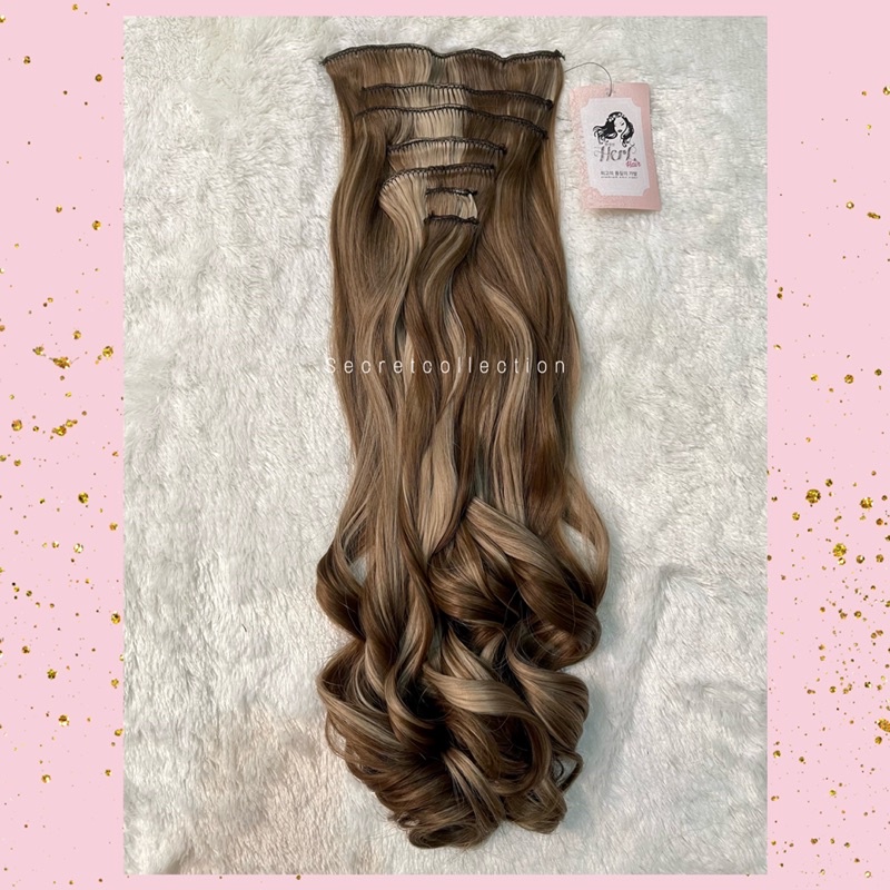 Hairclip 7Layer Highlight Caramel Latte