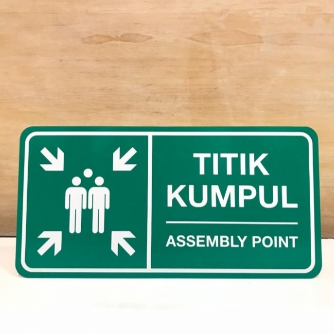 

Sign In Label Titik Kumpul Acrylik STIKER CUTING 30x17 Elegan