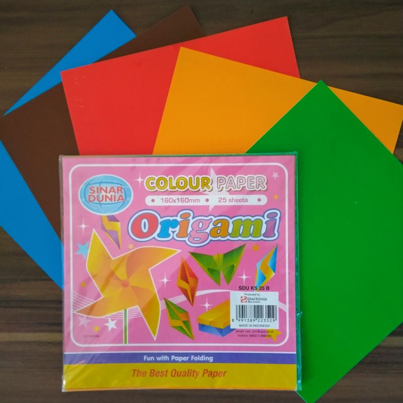 

Kertas Lipat Origami Sidu 16x16 isi 25 lembar