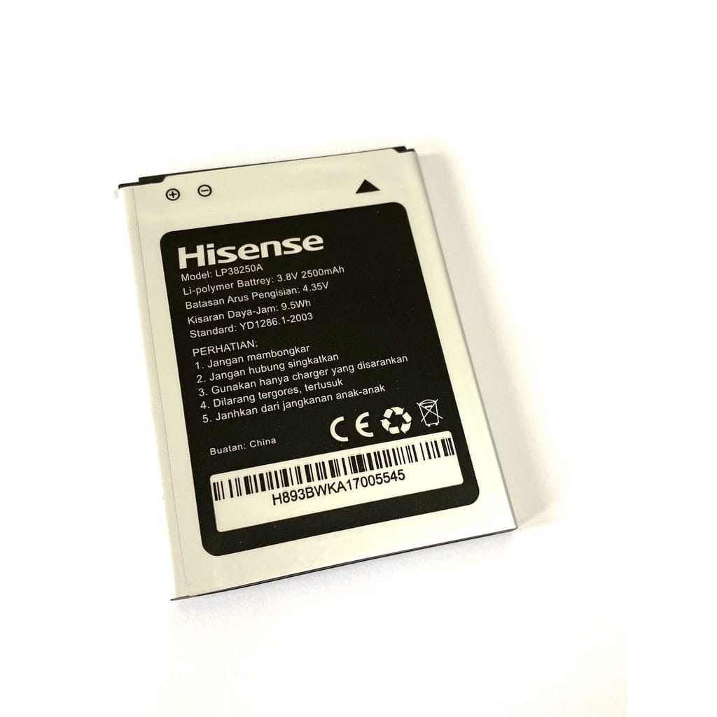 Battery Baterai Batre Smartfren Andromax Z/E680/Eg680 2500 MAH Ori 99% BATTRE HISENSE BATERAI