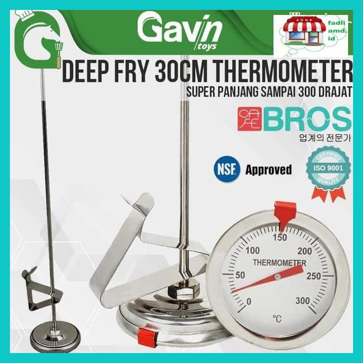 

T5Tregt5- Thermometer Minyak Goreng Ayam Deep Fry Oil Termometer 30Cm Panjang 4E4Etgr-