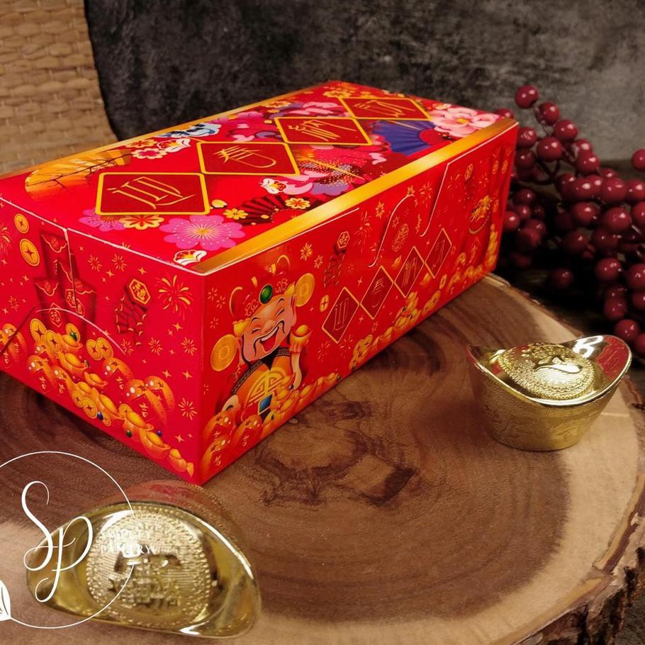 

♞ DUS/BOX/PACKAGING/KOTAK IMLEK CNY BOLU GULUNG, ROLL CAKE BROWNIES RUYI ✺