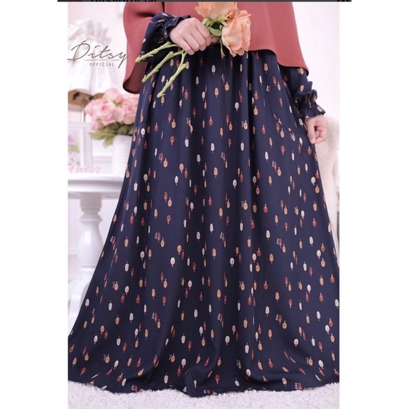 Ditsy tree midnight size L dan little size 6 April part 2