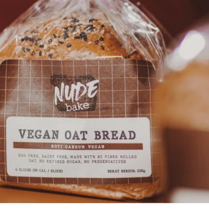 

SALE!!Roti Tawar Diet NUDE BAKE Roti Tawar Oat / Gandum - Vegan, No Egg, No Butter, No Margarine Bebas Kolesterol, Low Calories|RA7