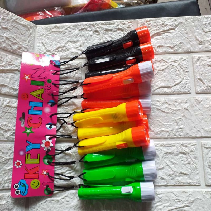 12 pcs senter mainan anak nyala