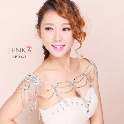 [READY STOCK] BRIDAL BOLERO CRYSTAL AKSESORIS PERNIKAHAN WANITA BPT003