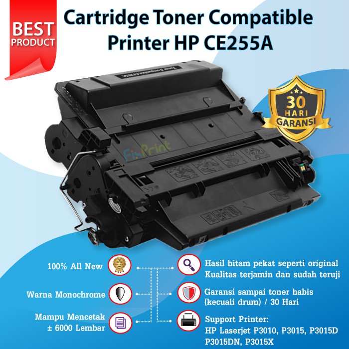 Remanufactured Toner HP 55A CE255A HP Laserjet P3010 P3015 P3015D P3015DN P3015X