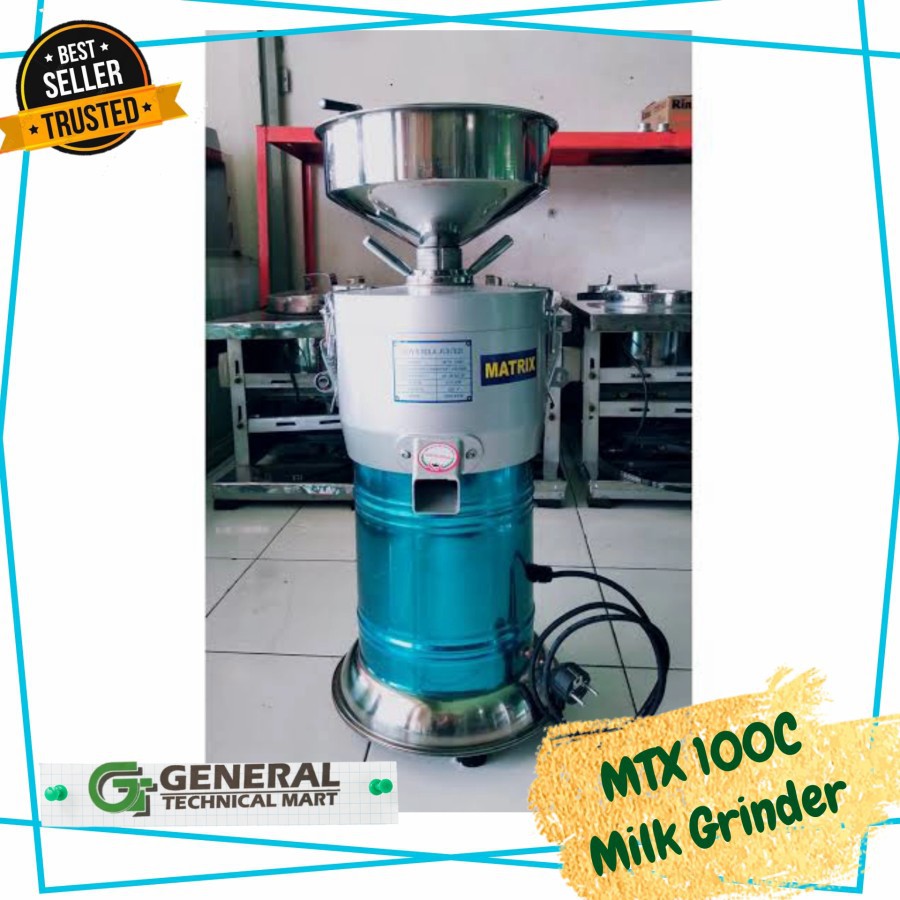 Mesin giling susu kacang kedelai. Soya milk grinder. Matrix MTX 100 C