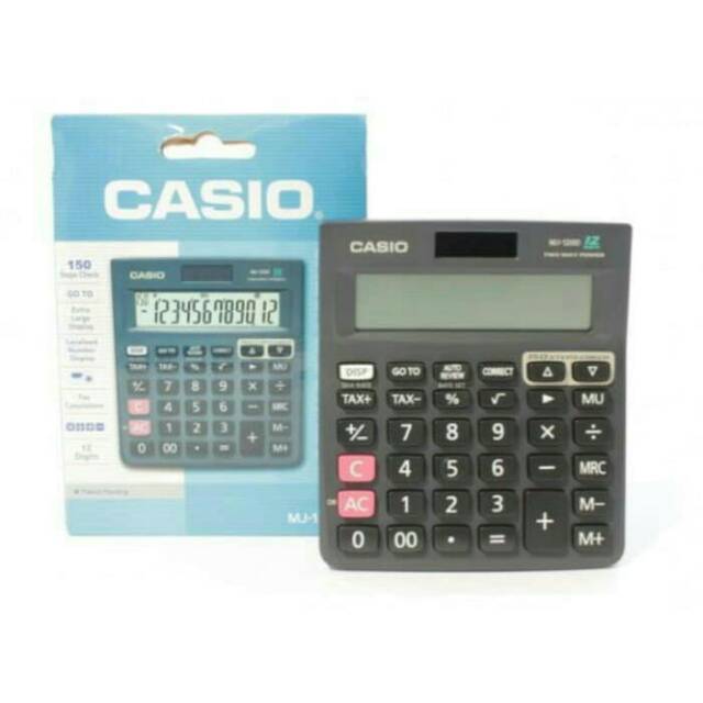 

KALKULATOR/CALCULATOR DESKTOP CASIO MJ120/CHECK & CORRECT#ORY CASIO