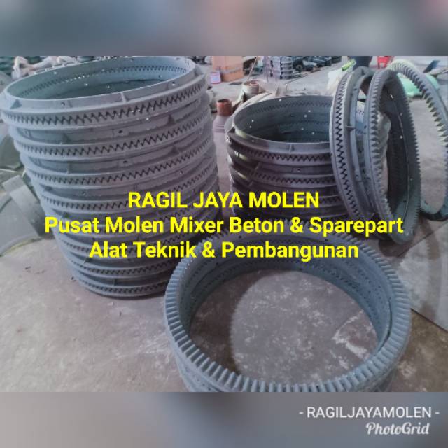 Gigi Sabuk 95cm / Gigi Sabuk Molen Diameter 95cm /  Gigi Sabuk 95cm / Gigi Sabuk Molen Cor Beton Dia