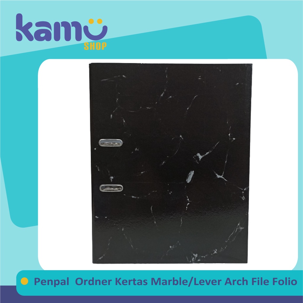 

AT Penpal Ordner Folio Kertas Motif Marble / Paper Lever Arch File F4 PL-661