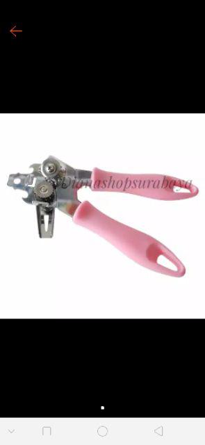 Mitra Loka Pembuka Kaleng Stainless Anti Karat Can Opener - Pastel Pink