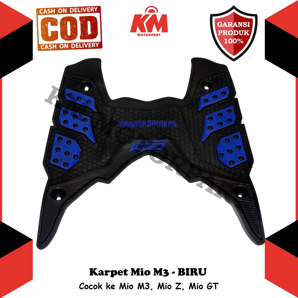 Karpet Mio M3 125 Keset Pijakan Kaki Mio Z Soul GT Bordes Yamaha Mio Bahan Karet Variasi