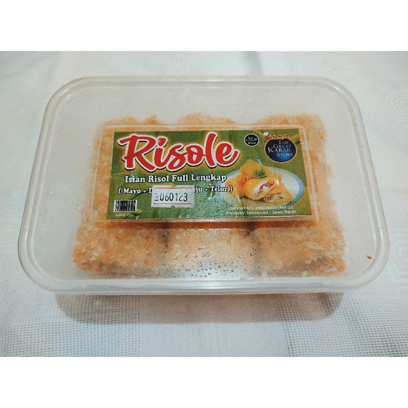 

Risole isian mayo, daging asap, telur dan keju