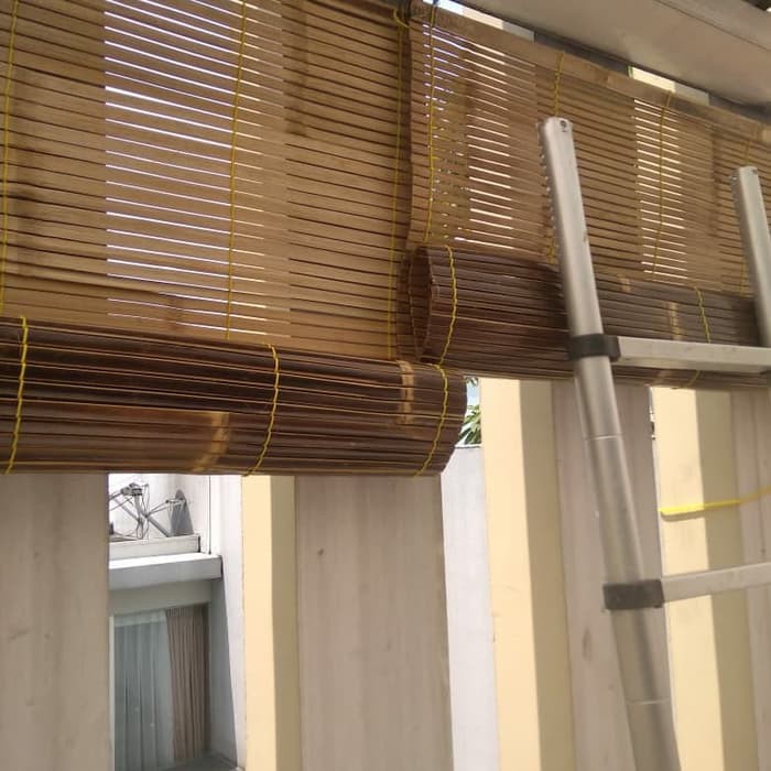 Tirai Bambu Size 1 5 x 2 Meter Kirai Bamboo 1 5x2m Kere 