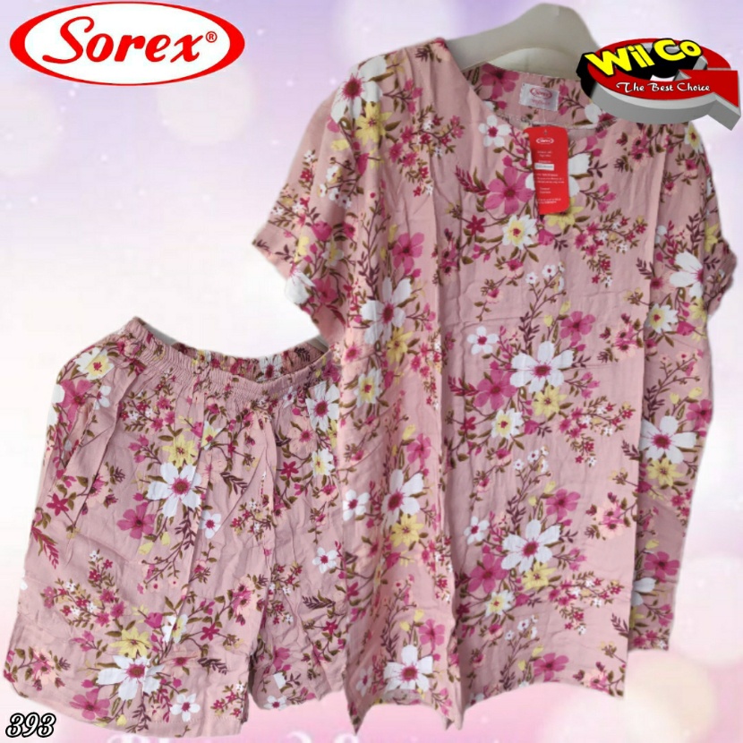 K393 - SETELAN BAJU TIDUR SOREX PREMIUM FREESIZE