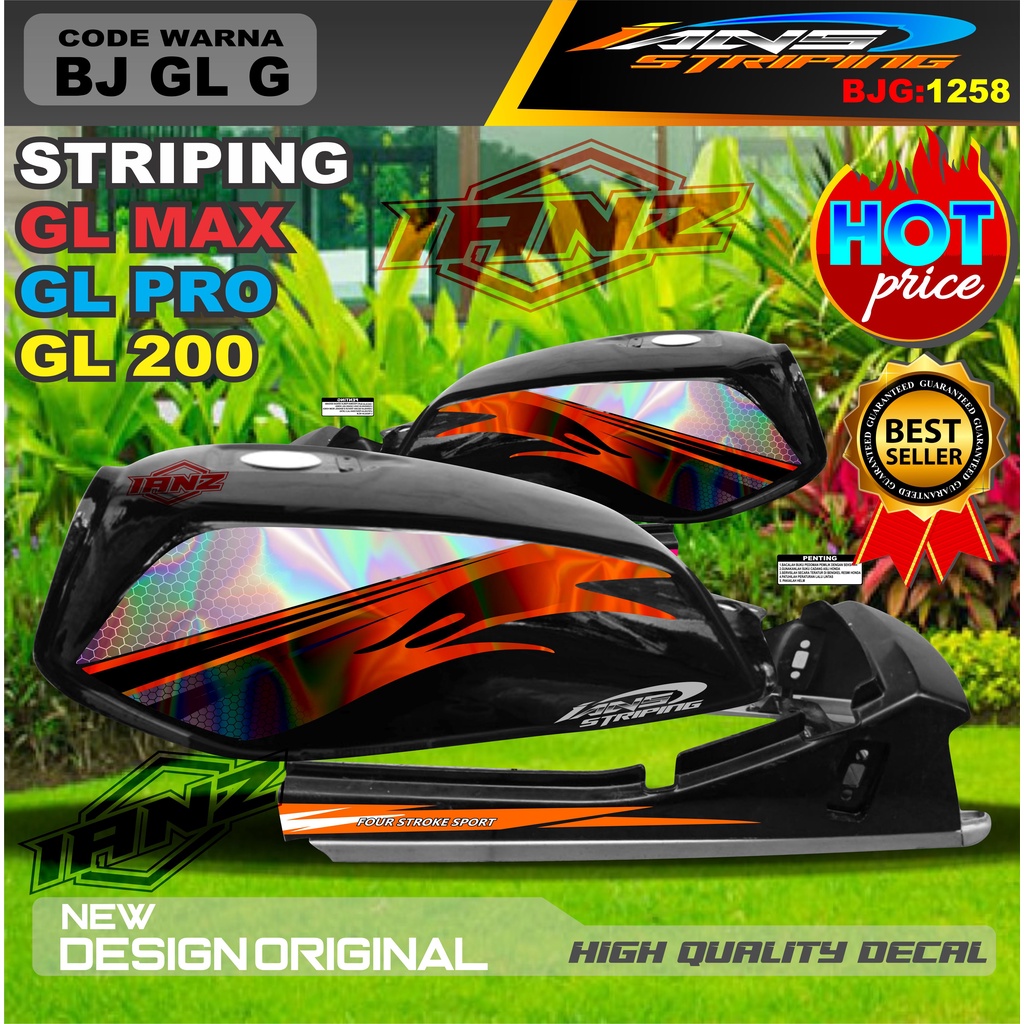 STRIPING CUSTOM GL MAX / STRIPING GL VARIASI HOLOGRAM / STRIPING GL HOLOGRAM