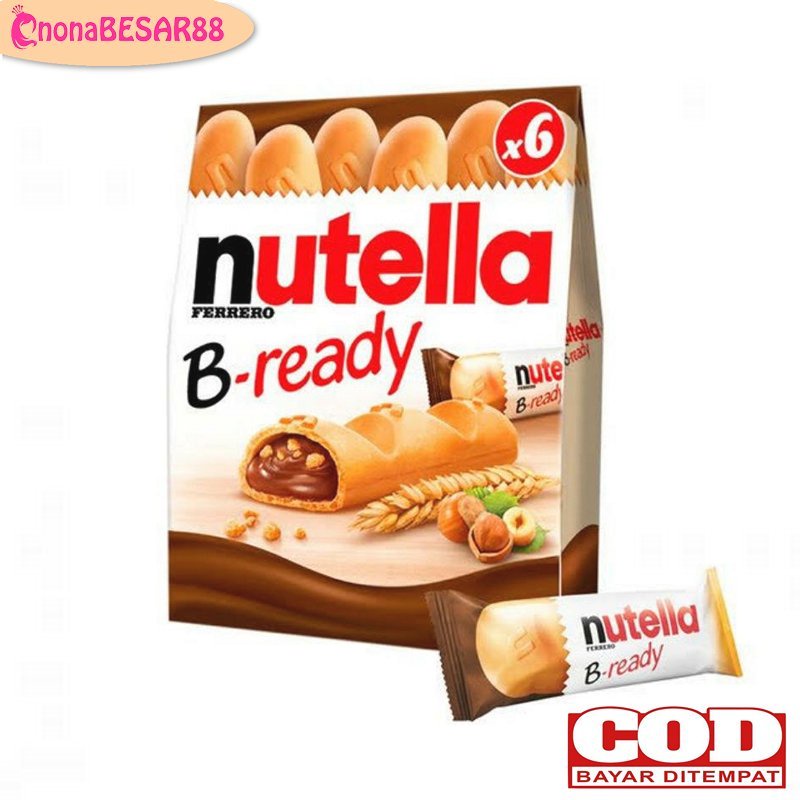 Nutella B-Ready / Cemilan Coklat Nutella / Biskuit Isi Coklat Nutella