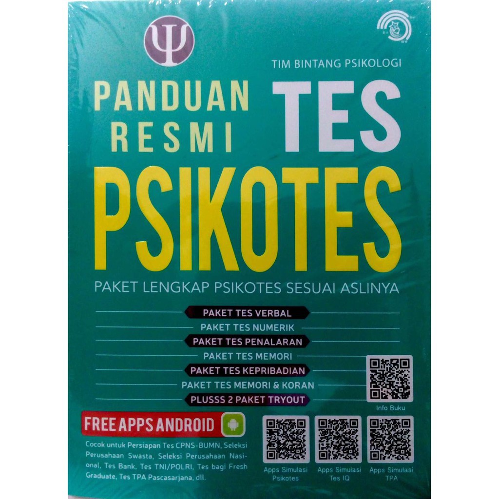 Panduan Resmi Tes Psikotes; Paket Lengkap Psikotes Sesuai Aslinya - Top Update Diktat Resmi Psikotes