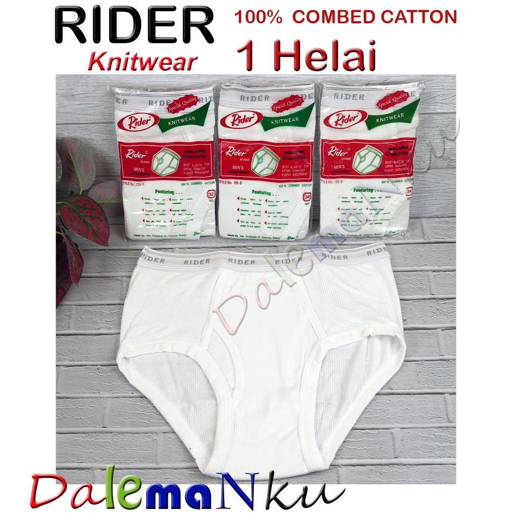 1 Helai Celana Dalam Rider KnitWear 125 B