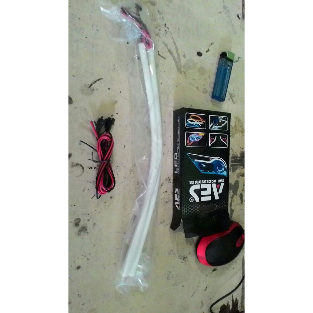 Led DRL Flexible AES 30 Led DRL Alis 30cm 2 Warna Led Alis 2 Mode