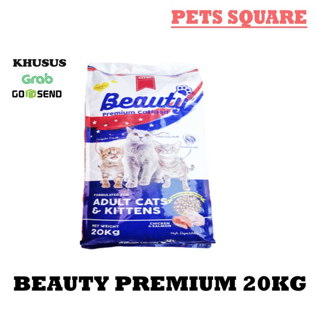 Beauty Premium Cat Food FRESHPACK 20kg (GOSEN / GRAB)