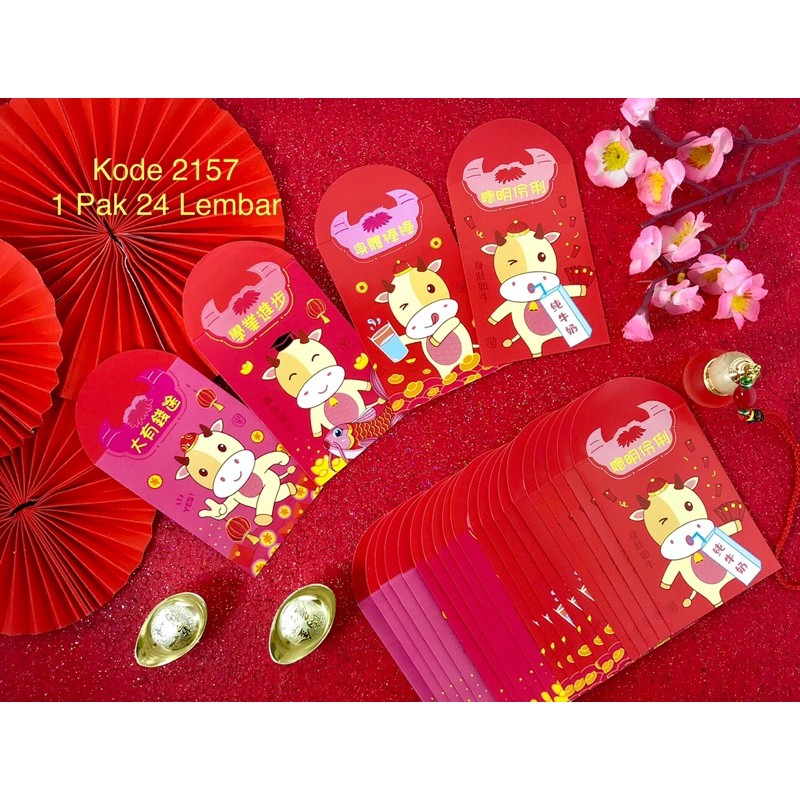 

Angpao Kerbau isi 24pcs Sincia Imlek 2023