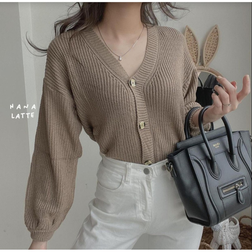 Cardi Monaco | Cardigan Rajiut Wanita Korean Style  / Strady Varius Cardigan RIB-3