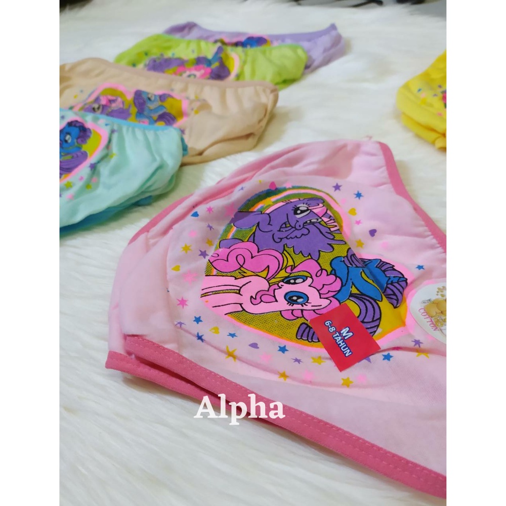 3 PCS Celana Dalam ANAK PEREMPUAN / CD Anak Cewek Lusinan / Celana Dalem Daleman Cangcut Kancut Semp