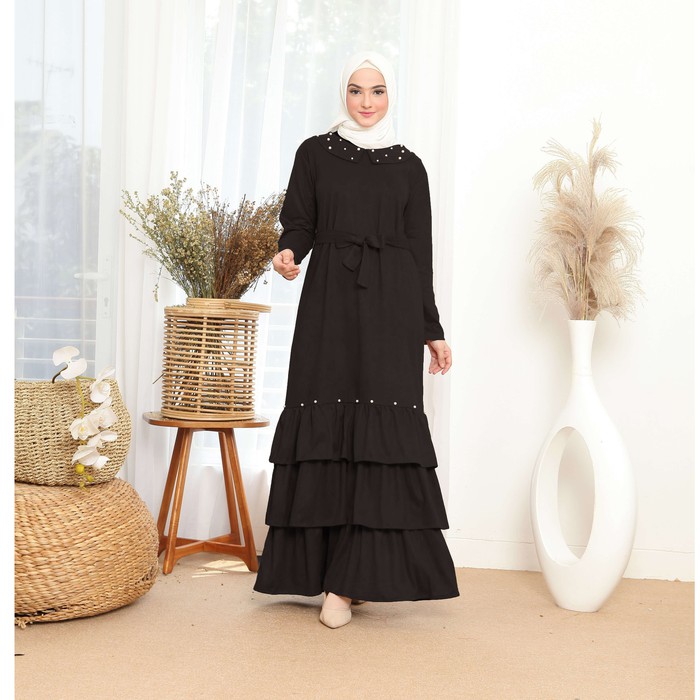 Baju Gamis Lebaran Wanita Muslimah original premium model terbaru 2020