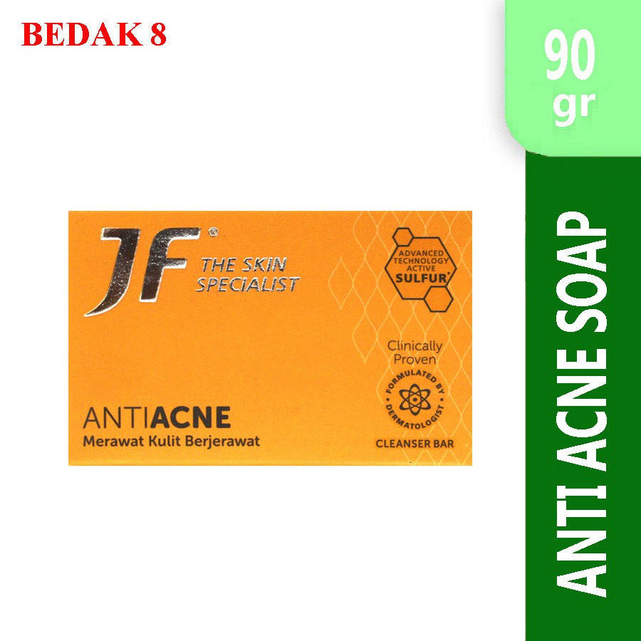 (Sabun Jerawat) JF Cleanserbar Anti Acne 90 gr