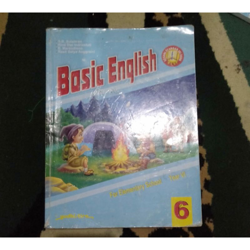 (BEKAS) Buku Bahasa Inggris Kelas 6 Yudhistira