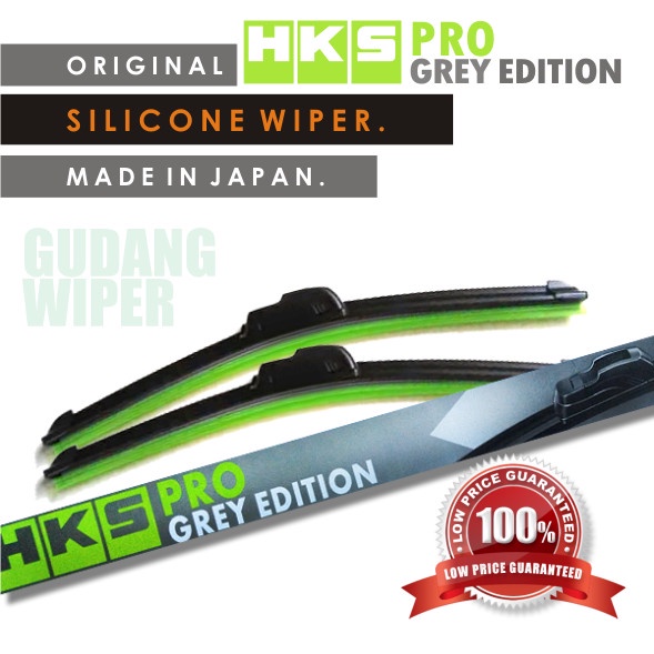 HKS Pro Silicone Wiper Mobil Frameless (2 pcs)