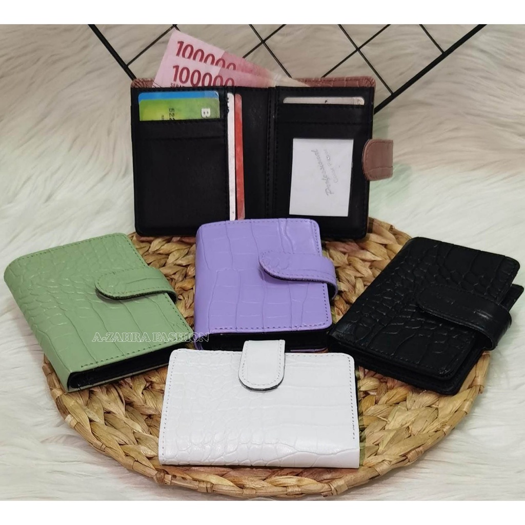 A-ZAHRA 034 DOMPET CROCO KANCING / DOMPET KARTU CROCO