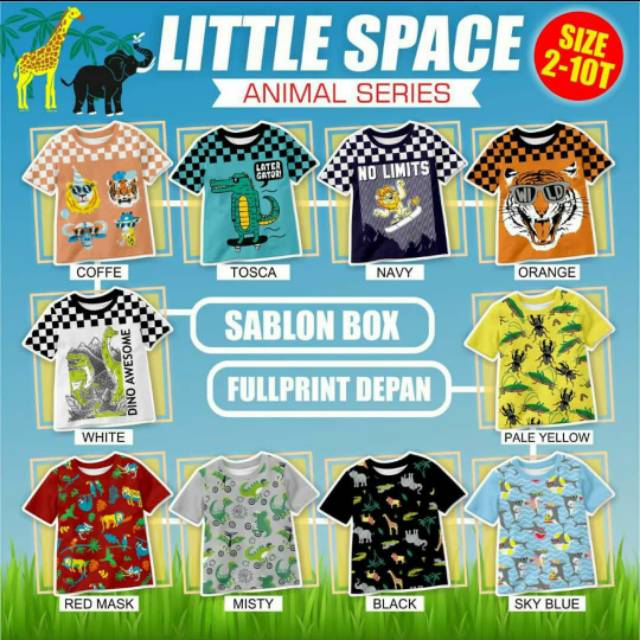 Tee boy full print by Little Space