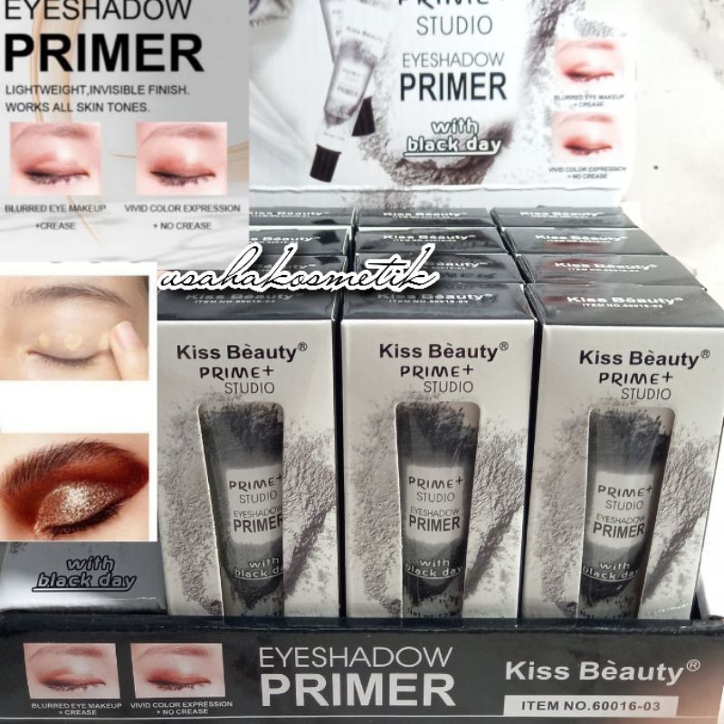 KISS BEAUTY EYESHADOW PRIMER WITH BLACK DAY 12ML NO.60016-03