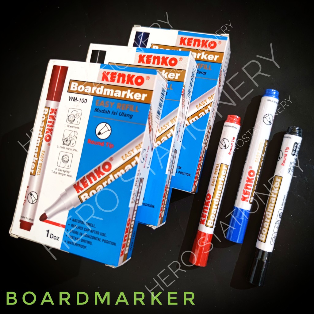 

Spidol boardmarker whiteboard kenko WM-100