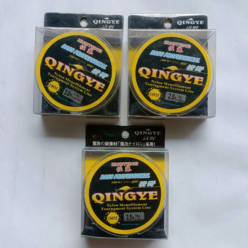 Senar pancing QINGYE 100 meter Kuat dan lembut