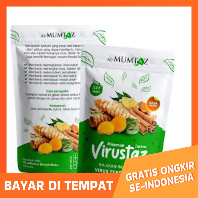 

VIRUSTAZ al Mumtaz | Minuman rempah rempah | minuman herbal jahe temulawak kayu manis