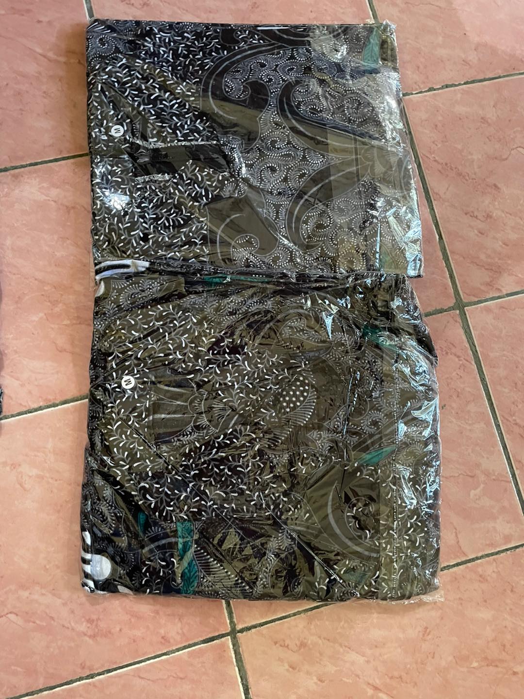 Tey-17 Batik Wanita Asj Sa Hrb026 Kenongo Kemeja Tosca Pendek