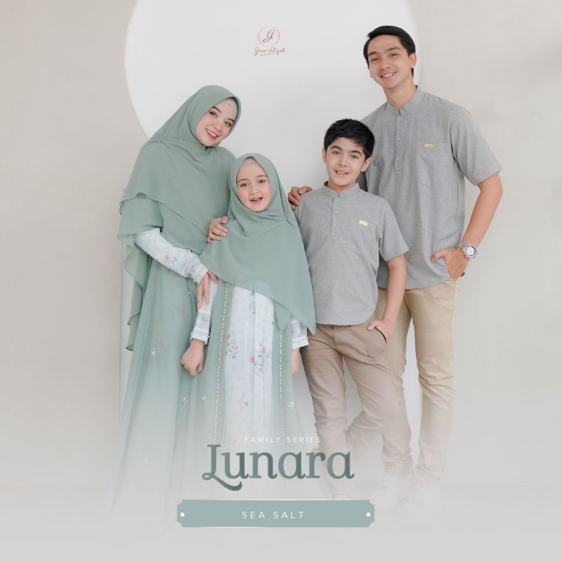LUNARA DRESS FAMSET BY GERAI ALIYAH