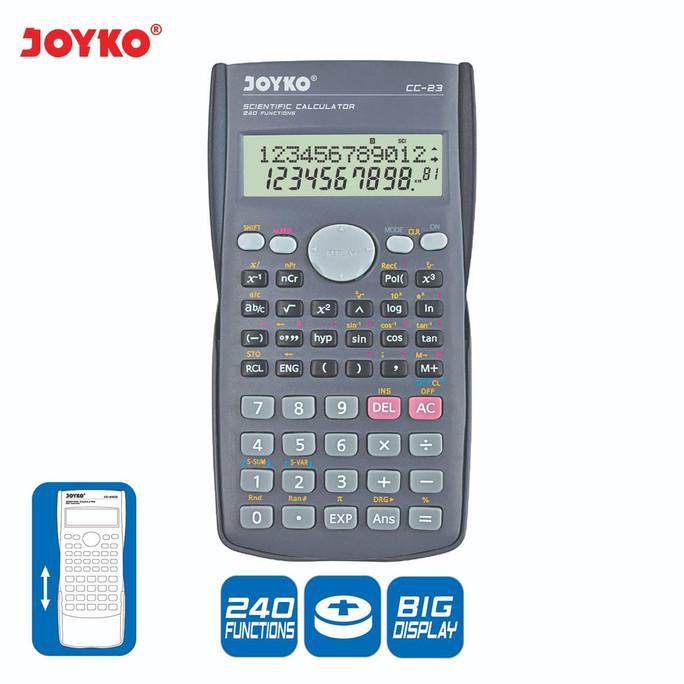 

CALCULATOR / KALKULATOR JOYKO CC-23 / SCIENTIFIC / 240 FUNCTIONS