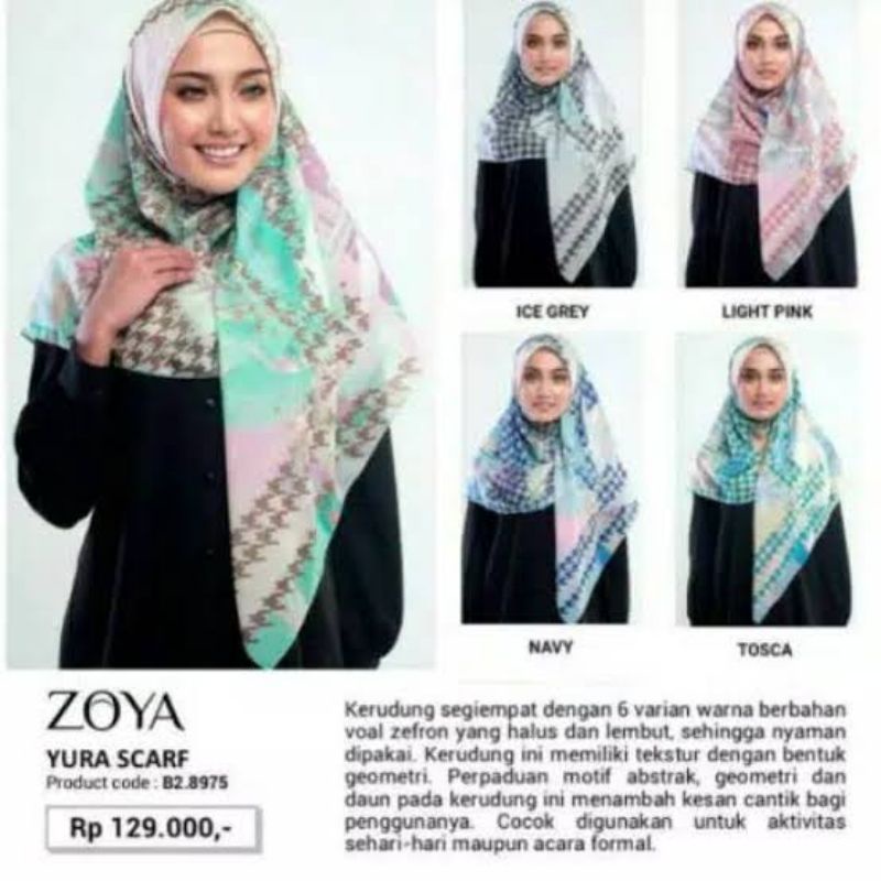 KERUDUNG YURA SCARF ZOYA