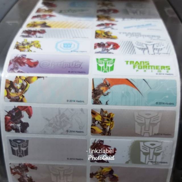 

Label nama transformer ori
