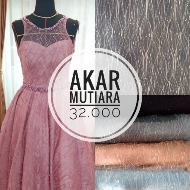 Tulle Akar Mutiara Gliter Tile Akar Mutiara Murah