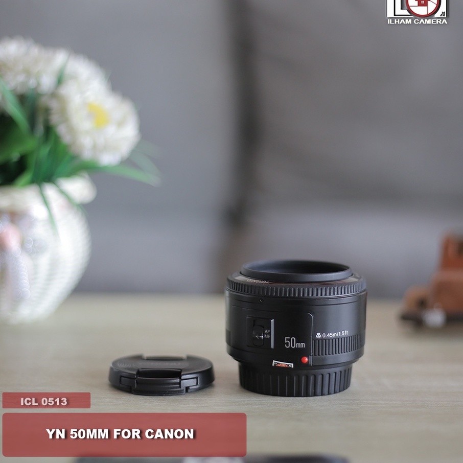 YONGNUO 50MM F1.8 FOR CANON LENSA FIX BOKEH MURAH