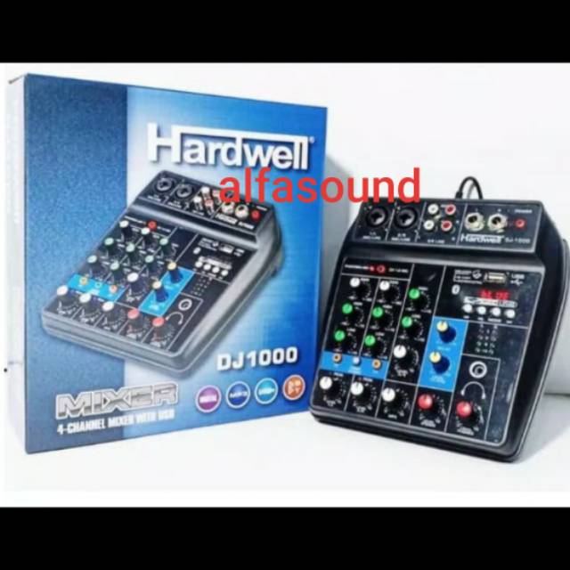 MIXER AUDIO HARDWELL DJ1000 MIXER HARDWELL DJ 1000 ORIGINAL BLUETOOTH