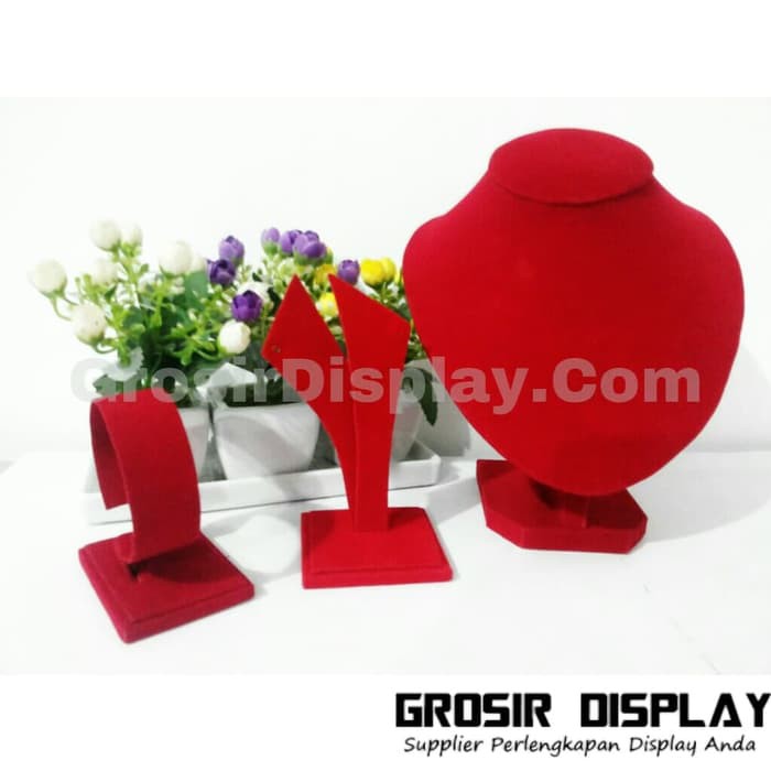 Sangjit Perhiasan Seserahan Display Tempat Kalung Gelang Anting Kotak Aksesoris Mahar Mas Kawin